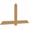 Ekena Millwork Eugene Smooth Timber Gable Bracket, Western Red Cedar, 72"W x 36"H x 1 1/2"D x 5 1/2"F, 12/12 Pitch GBW072X36X0206EUG00SWR - alternate 5